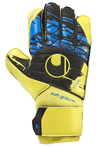 uhlsport Speed Up Soft Pro Gants de Gardien de But pour Homme Jaune Fluo/Noir Taille 7