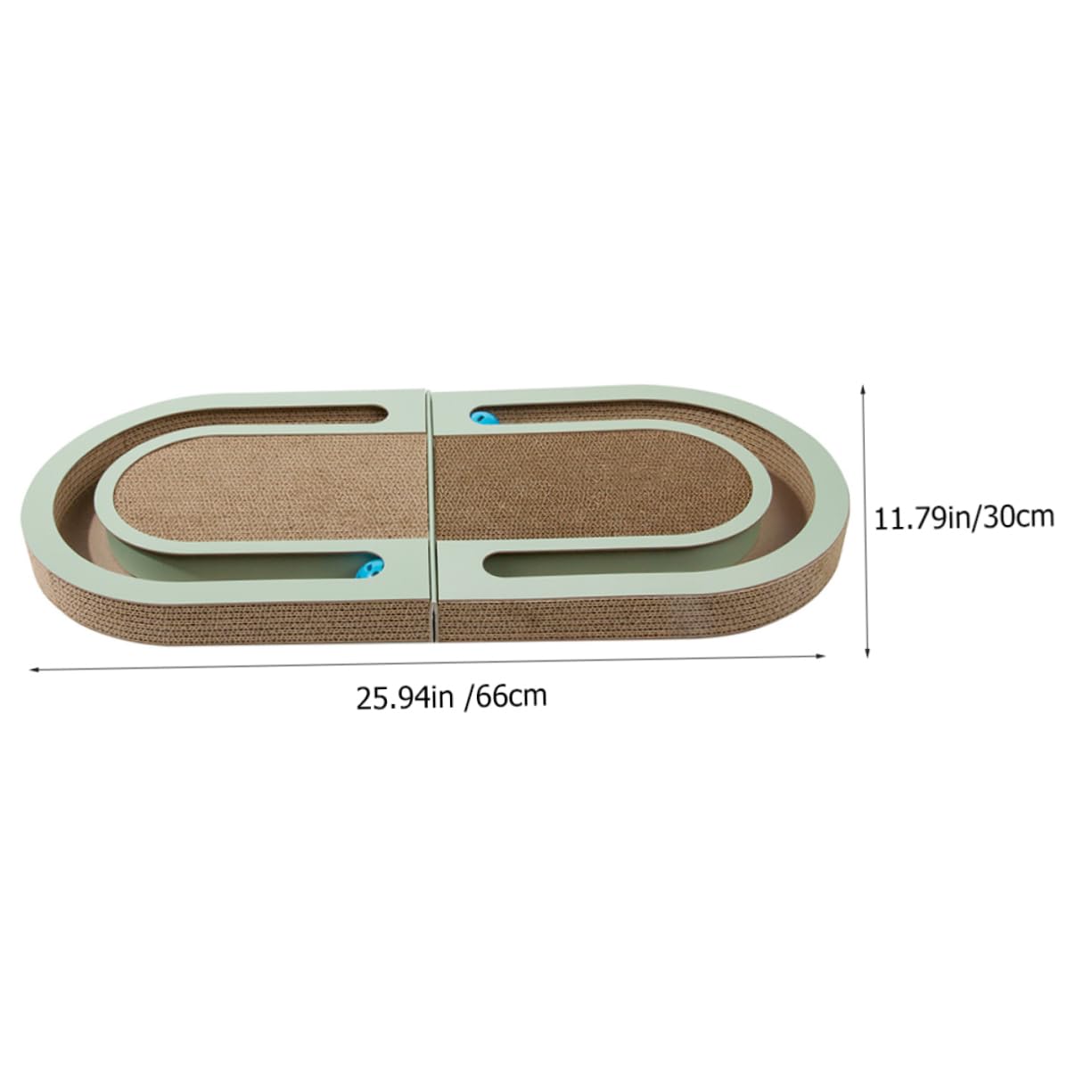 TOYANDONA Tablero Rascador Plegable para Gatos de Cartón Ondulado Alfombra Rascadora Interior para Satisfacer el de Arañazo y Muebles