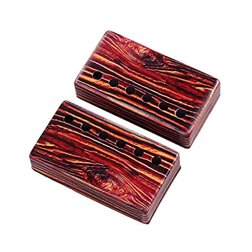 Micro Humbucker guitare électrique LP rouge bois 50mm 52mm double bobinage