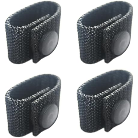 Tough Double Snap Belt Keepers for Reinforced Security on 1.5-inch Wide Belts