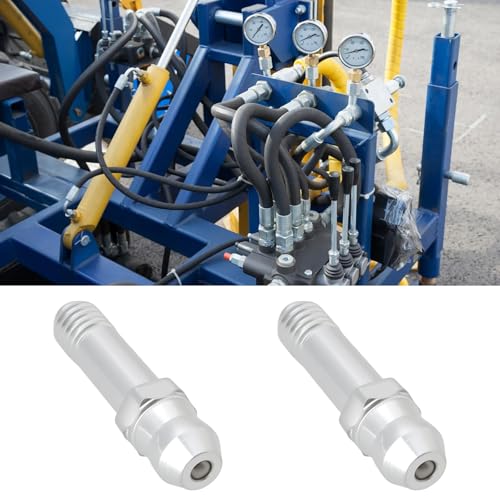 Image of 10Pcs M6x1.0 Straight Grease Nipple Fittings DIN7141 Galvanized Steel Grease Nipple for Hydraulic Systems