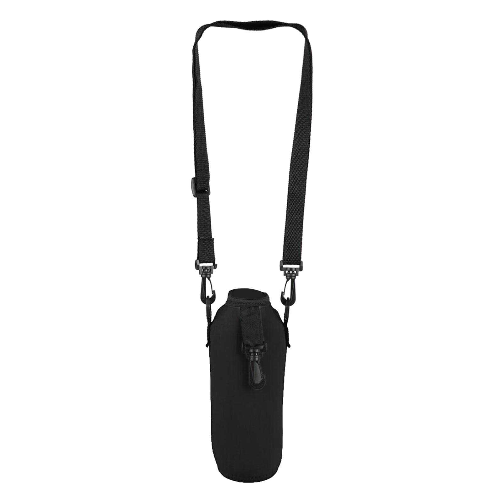 Porta Bottiglia d'Acqua in Neoprene da 500 Ml, Custodia Isolata per Borsa Porta Bottiglia d'Acqua, Tracolla Regolabile E Gancio di Chiusura