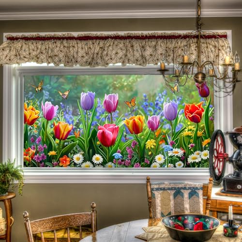 Película para ventana decorativa HOMETITUTE 39.3x17.7 pulgadas miniatura 1