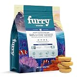 FURRY WONDER Freeze Dried Raw Cat Food Grain Free Mighty Nuggets for Cats 16 Ounce, Fish Recipe High