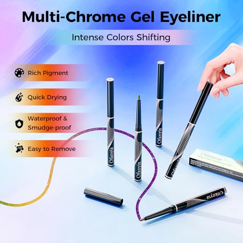 Ofanyia Delineador Multicromático Gel Metálico miniatura 6