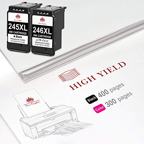 Pioneering Toner Kingdom Compatible 245XL 246XL Ink Cartridge Replacement for Canon PG-245XL CL-246XL 243XL 244XL for PIXMA MX492 MX490 MG2522 MG2922 MG2520 MG2920 MG2420 TR4520 TS3122... - Image 3