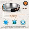 NutriChef Non-Stick Kitchenware Pots & Pans-11 Pcs. Stylish Kitchen Set w/Modern Cookware Design, Small & Medium Skillet Fry Pans w/Golden Handles (NCONYX) #2