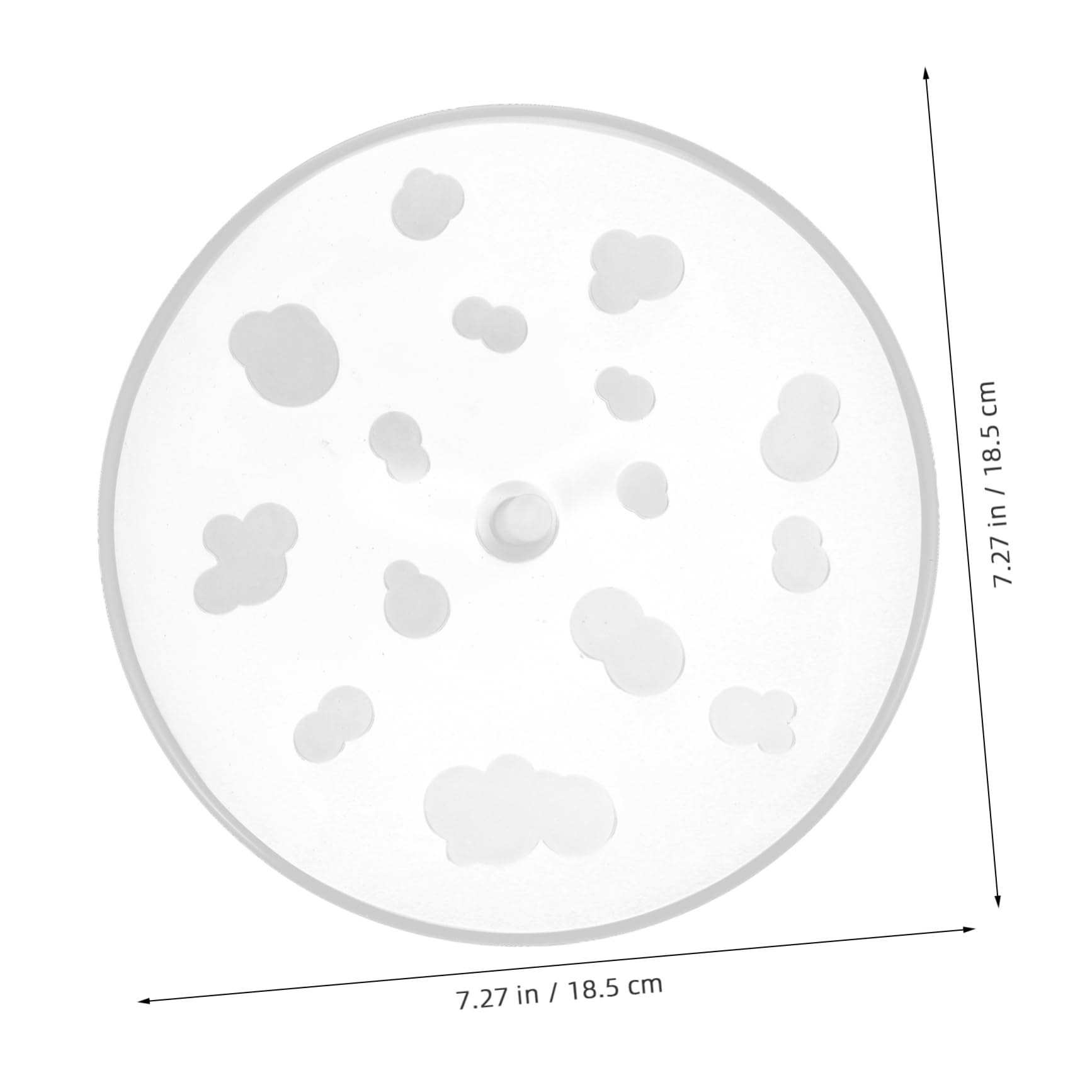 FELTECHELECTR Reusable Microwave Cover for Popcorn Maker Popcorn Storage Container Lid Easy to Clean Mess Popping Experience Portable Design for Kitchen Organization