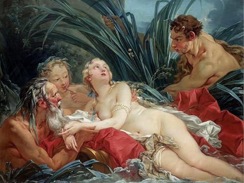 Pan et Syrinx François Boucher tableau décoration chambre poster vintage 60x90cm