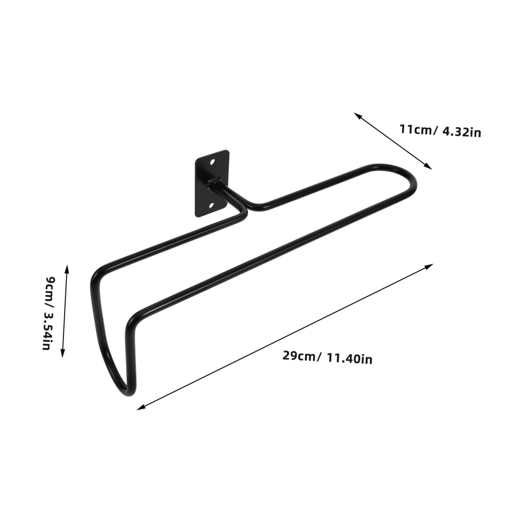 Mikikit Wall Mount Roller Skates Hanger Heavy-Duty Metal Storage Rack for Ice Skates Space Saving Organizer for Home Schools and Sports Facilities