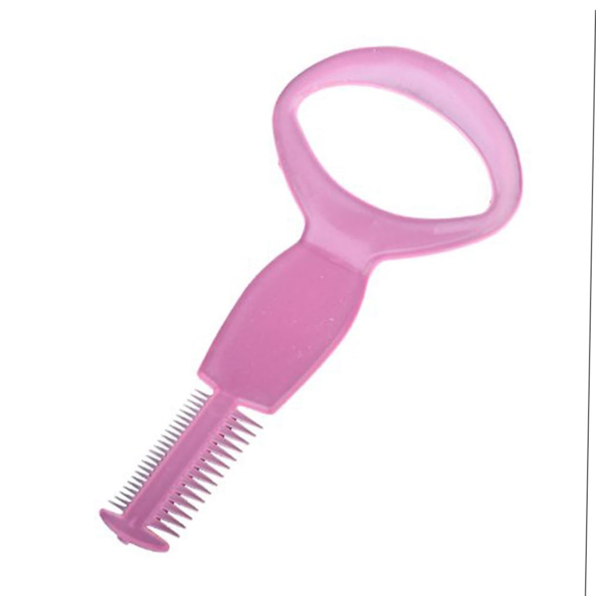 FRCOLOR Mascara Applicator Guide Tool Eyelash Brow Comb Plastic Mascara Guide Easy Use Random Color