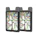 Cell Phone Credit Card Holder [2 Pack], Fintie Premium PU Leather Stick on ID Business Card Wallet Case Pouch for iPhone Samsung Galaxy LG and Most Smartphones, Love Tree