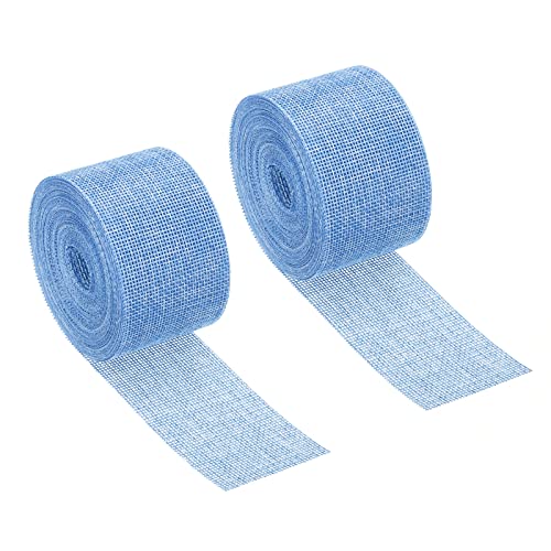 PATIKIL 2 Inch Wide 11 Yards Burlap Fabric Ribbon