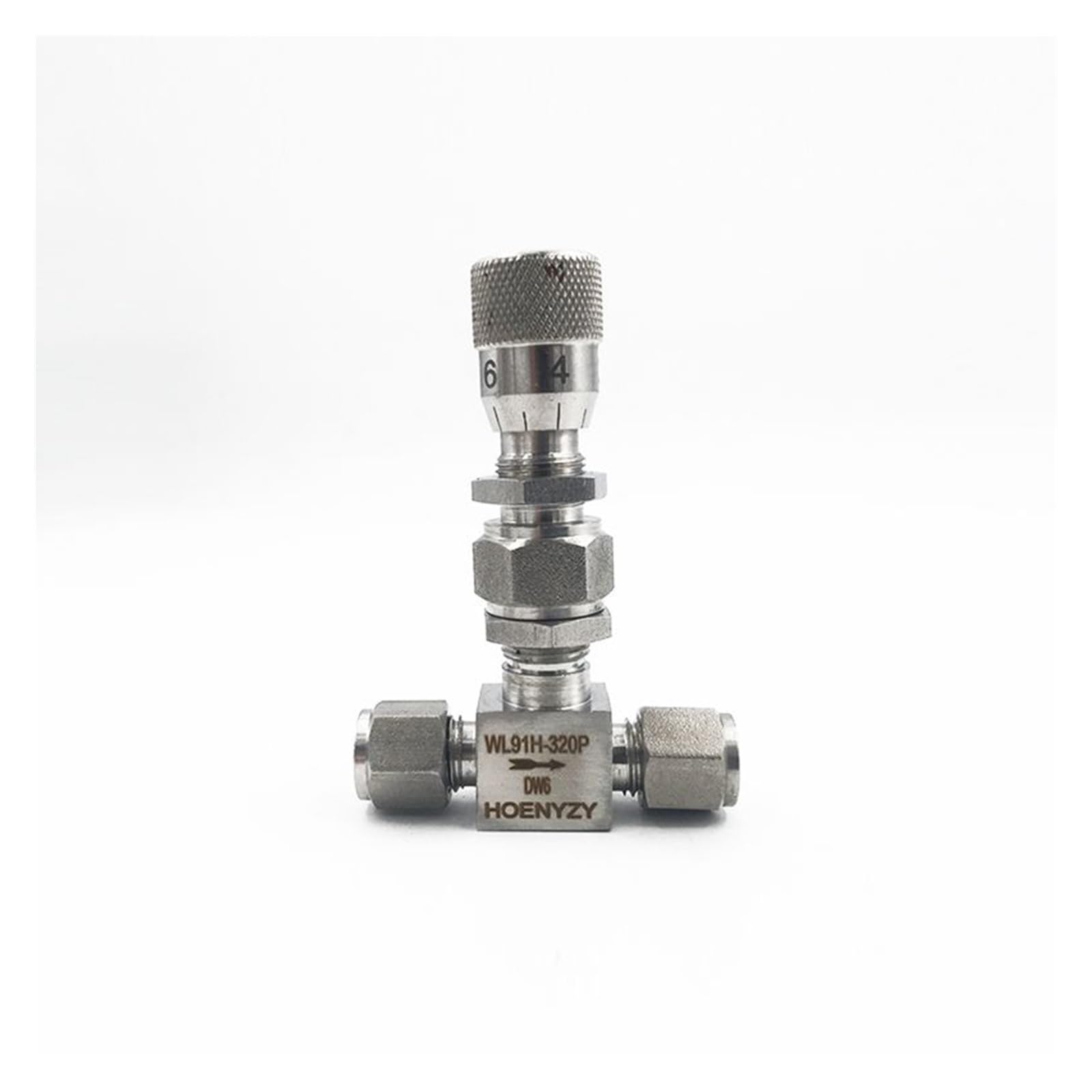 Vanne WL91H-320P en acier inoxydable 304 usiné pour micro-régulation DW8
