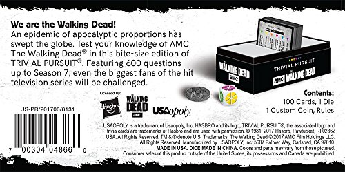 USAopoly The Walking Dead Trivial Pursuit Bite-size miniatura 3