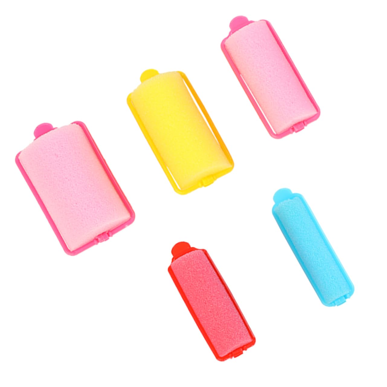 PartyKindom 1 Set Sponge Hair Curling Device Reusable Household Hair Rollers for Effortless Curls for Women Random Color