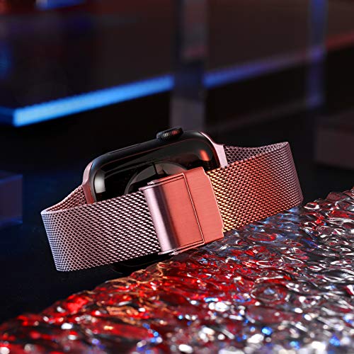 Ouwegaga Vervangende Bandje Compatibel met Apple Watch Bandje 38mm 40mm 42mm 44mm SE, Klassieke Roestvrijstalen Metalen… - Image 3
