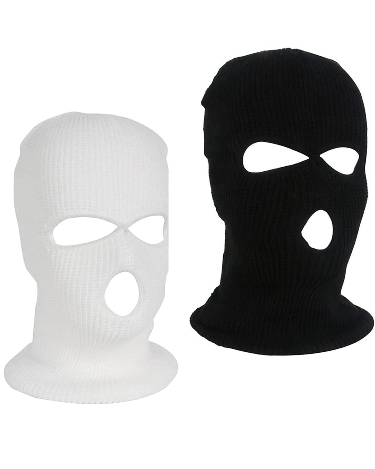 KGDUYC2 x ski mask, balaclava, balaclava, motorcycle balaclava, 3-hole balaclava, knitted balaclava, multifunctional mask, ski hat for motorcycle and bicycle, men's balaclava, motorcycle