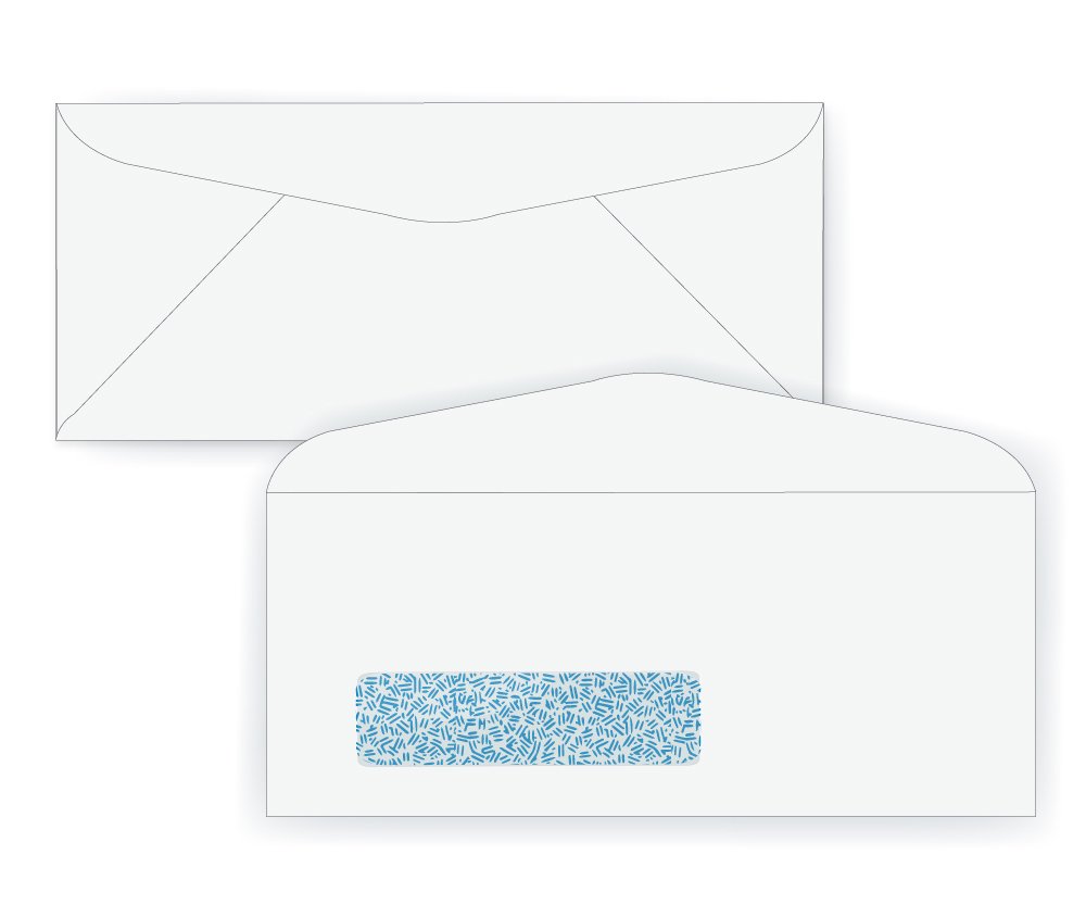 Sobres Carta Sobres De Ventana De Cara Completa Color Blanco Sobres Papel