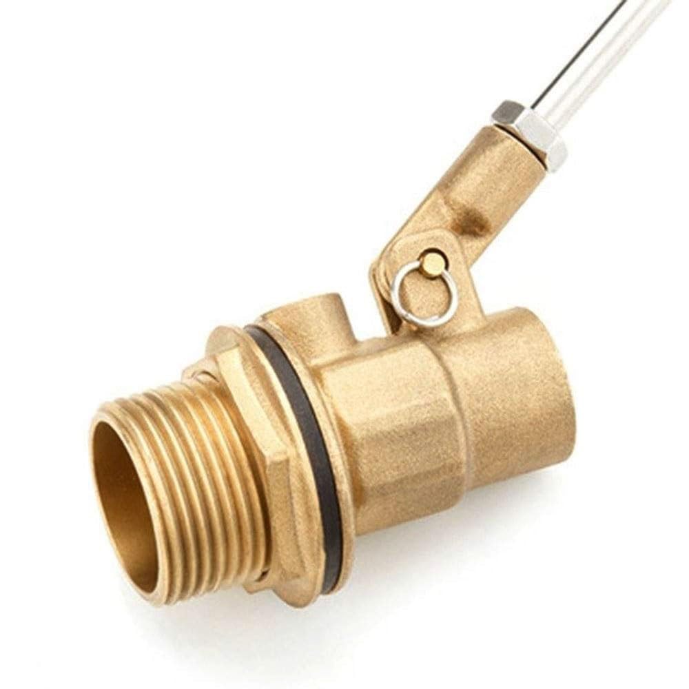Valvola a sfera galleggiante in ottone e acciaio inossidabile(0.5Inch 1pc)