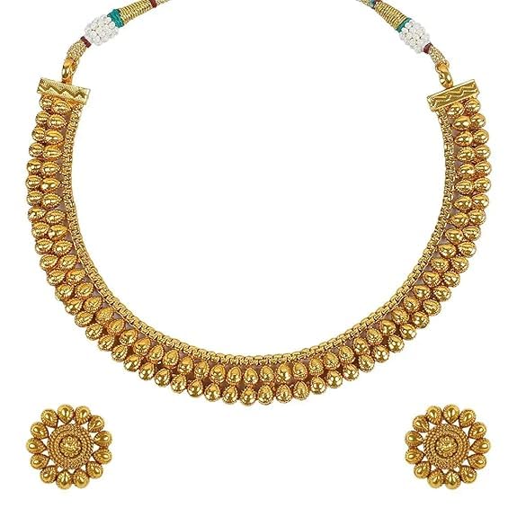 Traditional Stylish Necklace with Earrings for Women & Girls