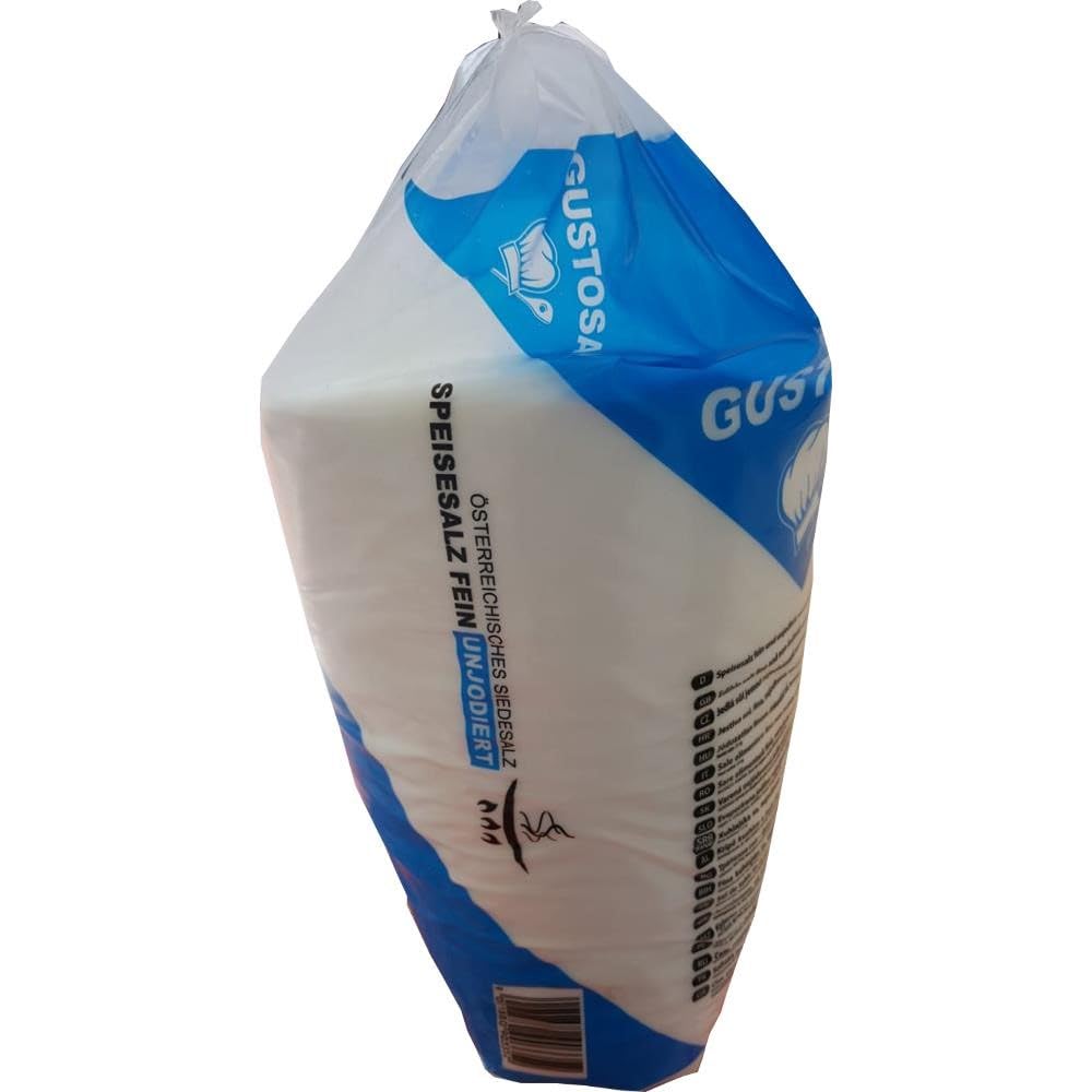 Salina GUSTOSAL von LinJa Siede Speisesalz fein 10x25kg Kochsalz Siedesalz Salz unjodiert kochen