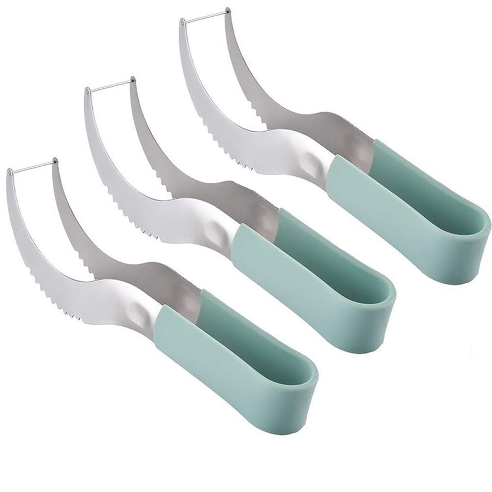 Couteau melon d'eau cutter pastèque en acier inoxydable de cuisine