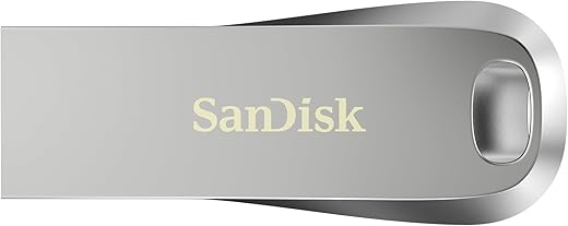 SanDisk Ultra Luxe 256GB, USB 3.2 Gen 1, Flash Drive, Upto 400MB/s R, Pendrive, Metal, 5Y Warranty (SDCZ74-256G-I35)