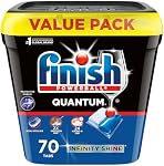 Finish Quantum Infinity Shine Dishwasher Detergent Pods, 70 Tabs