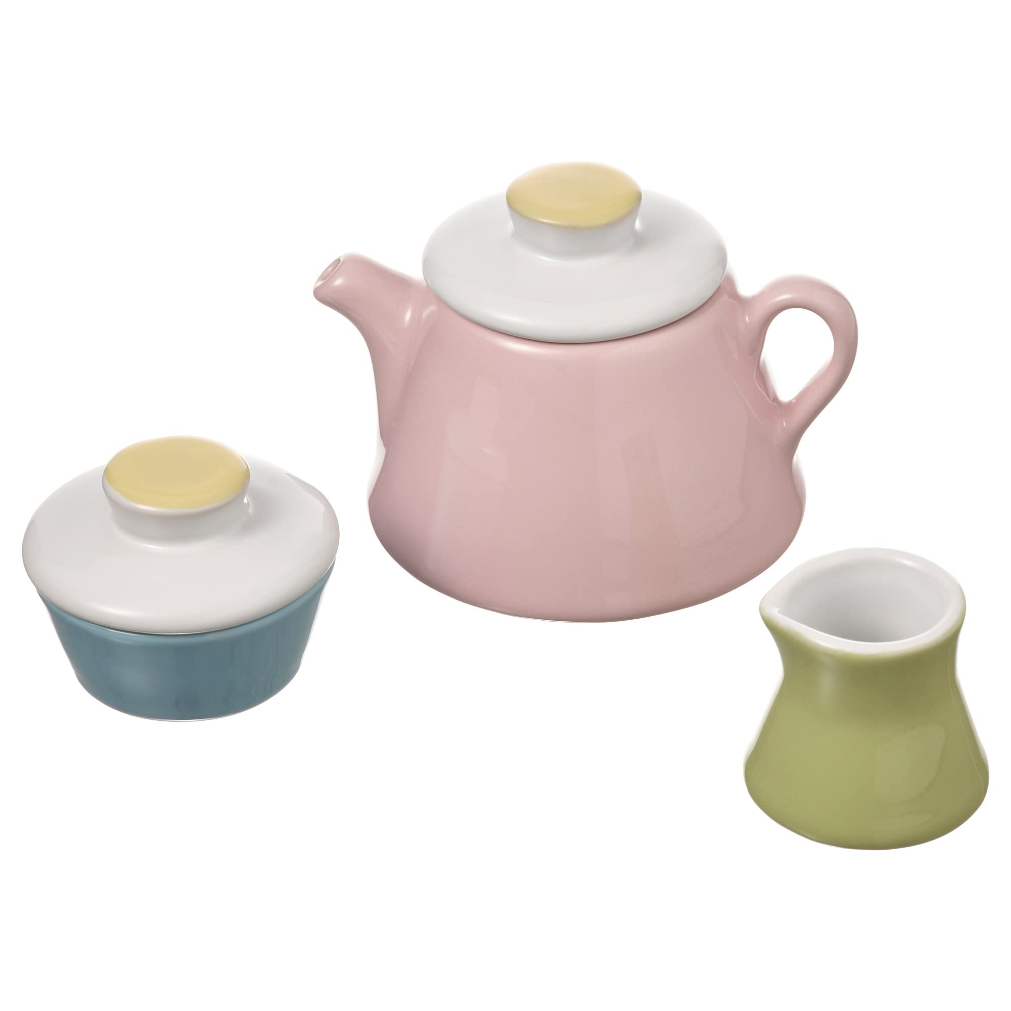 IKEA DUKTIG 3-Piece Tea playset, Mixed Colours