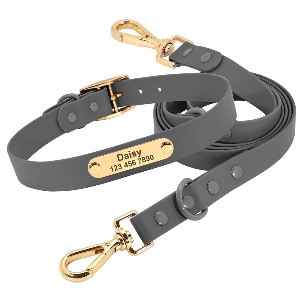 Collier de bain imperméable en PVC pour les balades sous la pluie de votre chien ou chat M