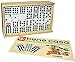 Bene Casa - Cuban Flag Double Nines Dominoes Set - 2-10 Players - Wooden Box with 55 Dominos