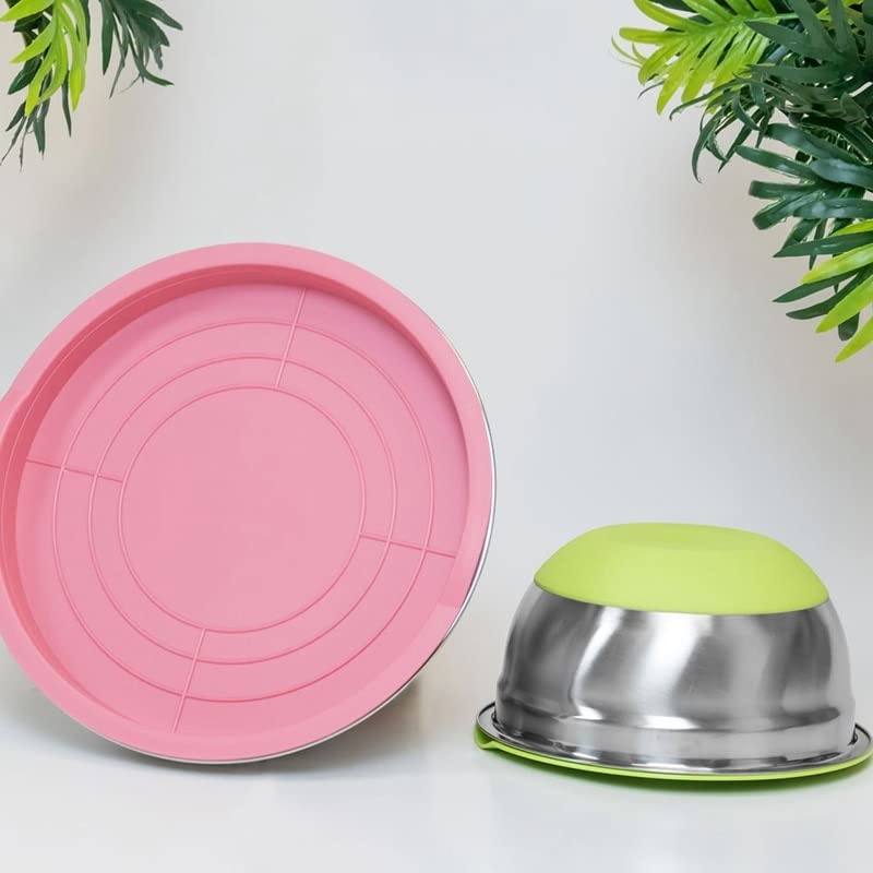 5Pcs-Stainless-Steel-Mixing-Bowls-Metal-Nesting-Bowls-with-Colorful-Airtight-Lids-Non-Slip-Bottoms-18-26cm-Diameter