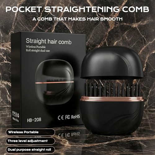 Mini plancha para cabello portátil recargable USB miniatura 4
