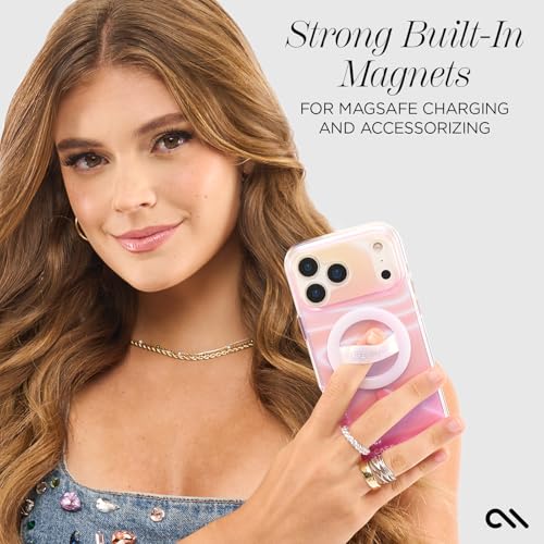 Image of Case-Mate Soap Bubble iPhone 17 Pro Max Case - Peach Iridescent
