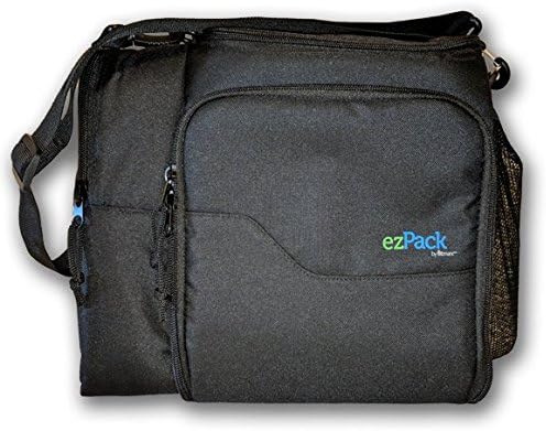 Fitmark ezPack Cooler Bag, Insulated Meal Prep Bag with Portion Control Meal Containers and Reusable Ice Pack