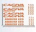 Kit autocollants compatibles CAGIVA ROADSTER 125 moto decal choix couleur code 1293 (035 orange)