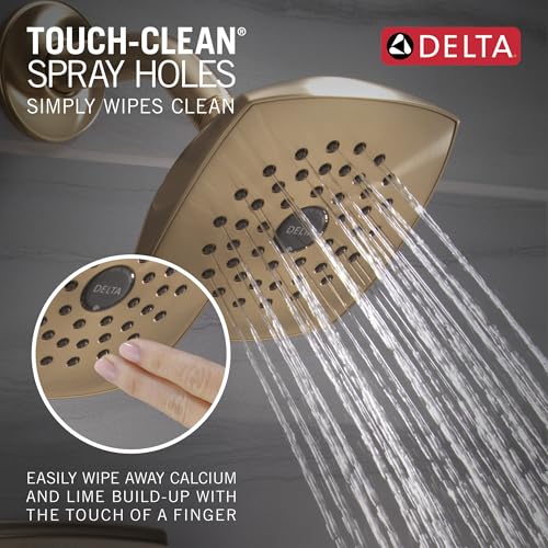 Image of Delta Ashlyn 17 Series Dual-Function Shower Faucet Set, Gold 2-Handle Shower ValveTrim Kit, Champagne Bronze T17264-CZ (Valve Not Included)
