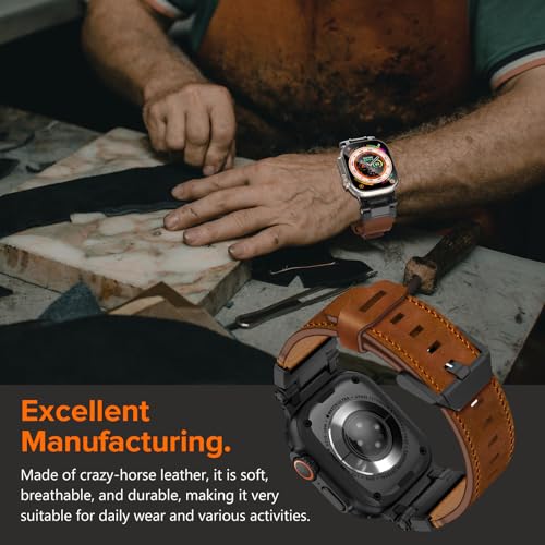 Image of KADES Rugged TPU Sport Band for Apple Watch Ultra 3 /2 /1 49mm, Metal Connectors for Apple Watch Series 11 /10 /SE3 46mm Series 9 /8 /SE2 /7 /6 /SE /5 /4 /3 /2 /1 45mm /44mm /42mm