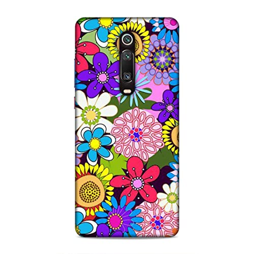 Image of Printed Mobile Back Hard Case Cover for Xiaomi Redmi K20 / K20 Pro | Multi Flower, Colourful Flower, A-2182