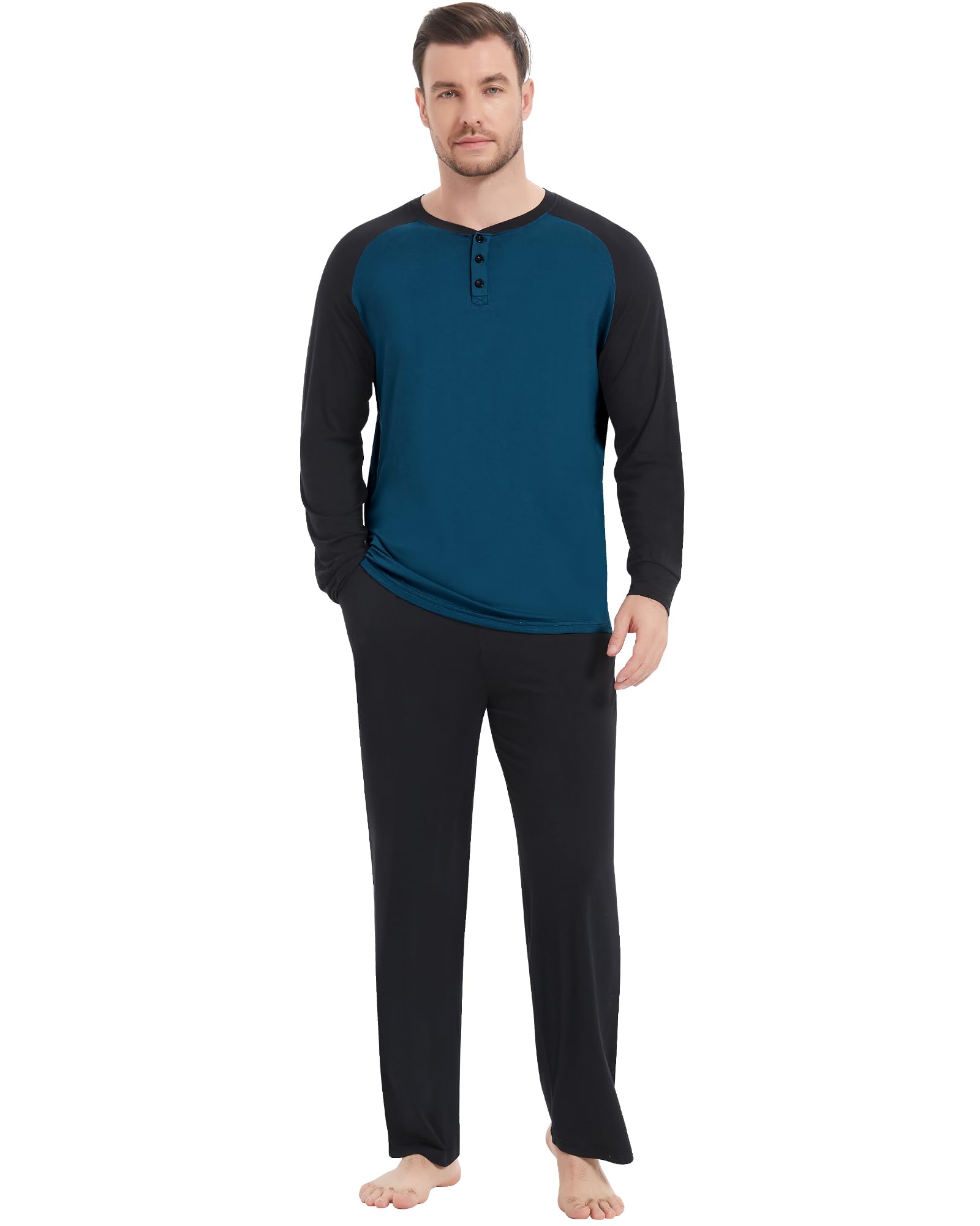 NACHILA Men's Viscose Pajama Set