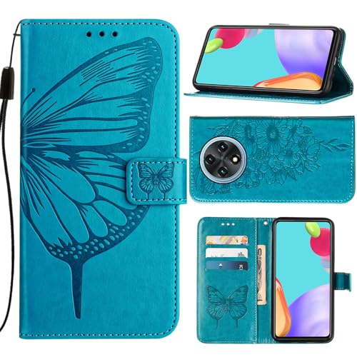 Covthch Kompatibel mit UMIDIGI G100 Hülle, Brieftasche, Magnetschnalle, Lederständer mit Kreditkartenfächern, Brieftaschen-Hülle, Ständer, PU-Leder, Folio-Klapphülle, kompatibel mit UMIDIGI G100A