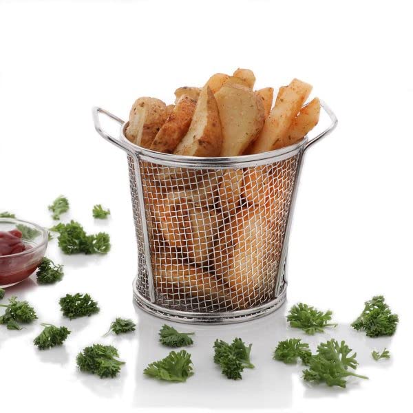 BACKERSON MINI ROUND TAPERED SERVING BASKET