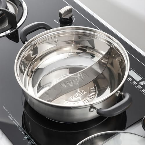 Casserole à induction rapide compartiment divisé pour cuisiner deux plats sans mélanger - 5