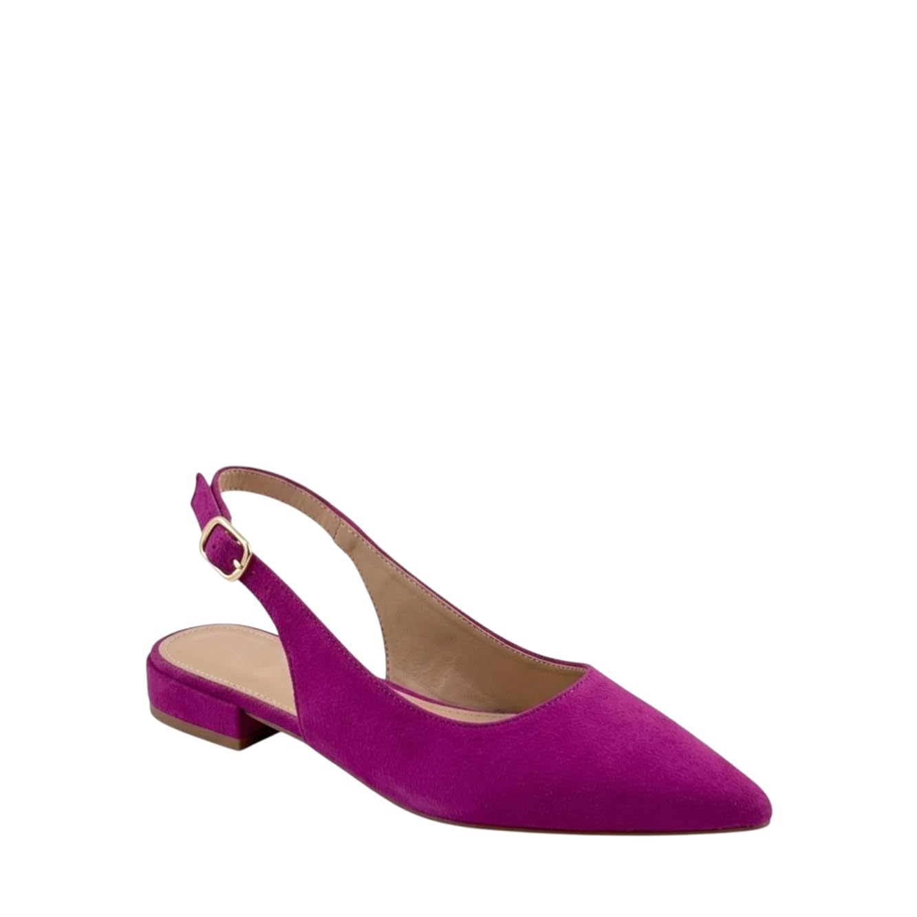 MODELISA - Zapatos Slingback para Mujer, Bailarinas de Punta con Correa Ajustable, Zapato Plano Elegante para Fiesta