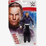 WWE – Serie 118 Jeff Hardy – Figura de acción, trae a casa la acción de la WWE – aproximadamente 6 pulgadas