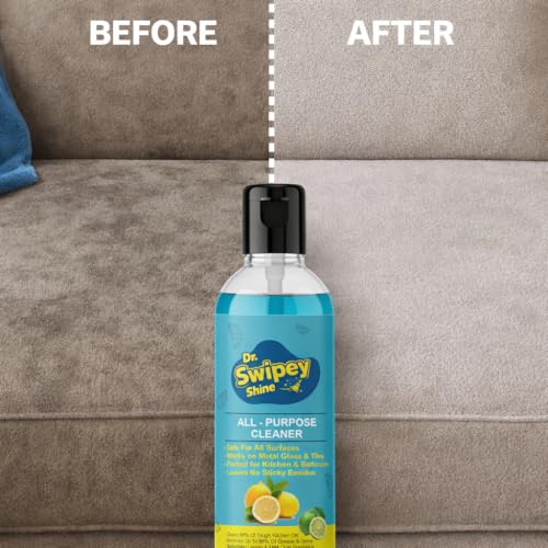 Image of All-Purpose Cleaner Spray - Lemon & Mint - Multi-Surface Cleaning Solution for Kitchen & Bathroom - Removes Grease & Grime, Streak-Free, No Sticky Residue 100ml Pack of-1