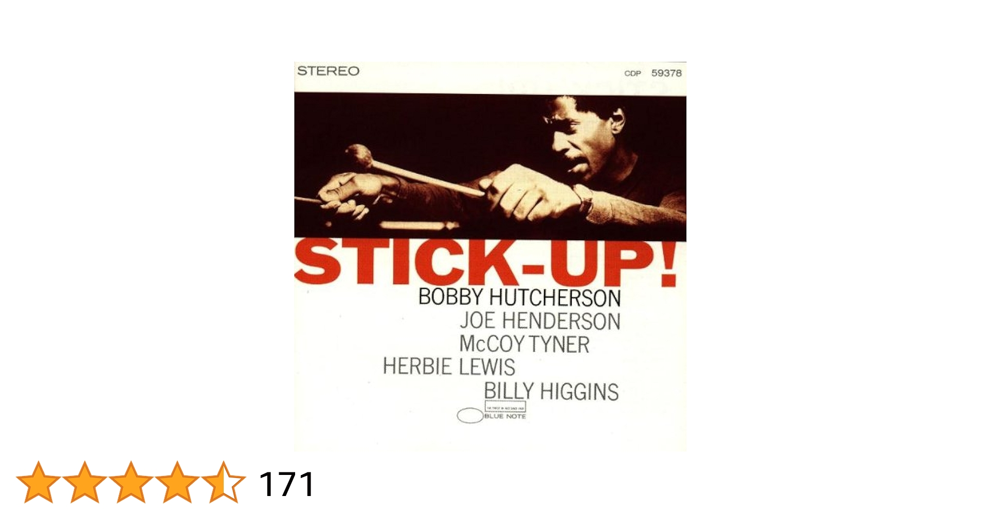 ボビー・ハッチャーソン　スティック・アップ　トーン・ポエト　高音質・重量盤LP Bobby Hutcherson - Stick-Up! - Amazon.com Music