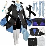 AIUKAKP Vanitas Cosplay,the Case Study of Vanitas Cosplay Costume Uniform Wig Coat Vanitas Outfit Earring Halloween Party