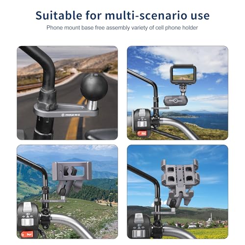 FANAUE Base esférica adaptador de cabeça de parafuso MB-02 com orifícios de montagem de 10 mm compat
